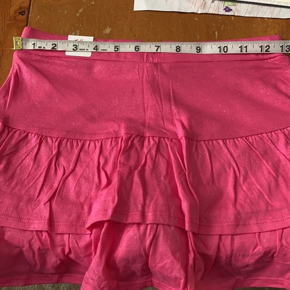 Justice glitter tiered ruffle skirt - Picture 5 of 5